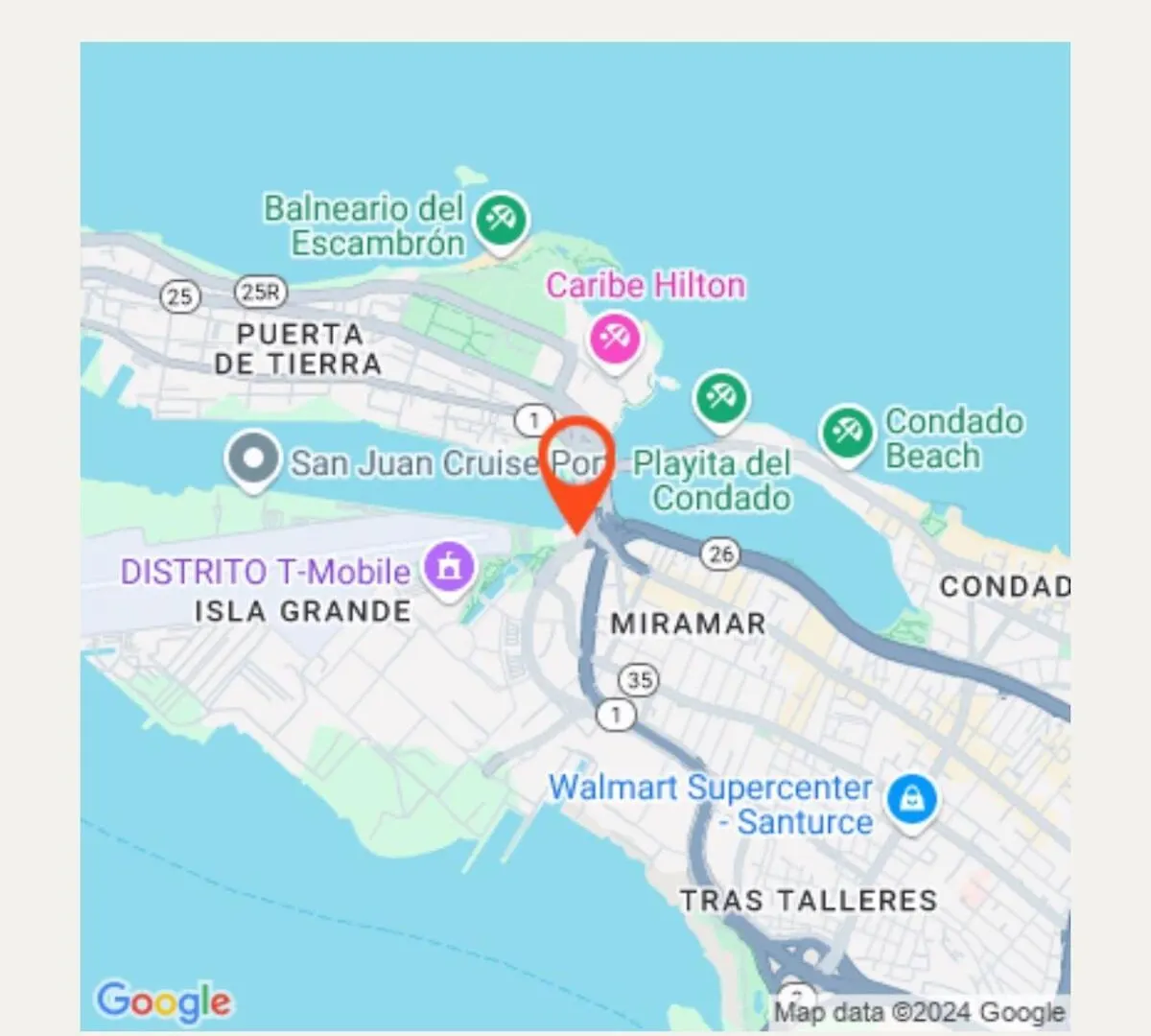 Front To Convention Center And Tmobil District, Close To The Beach Сан-Хуан Апартаменты